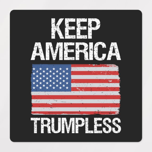 Behalt Amerika: Trumpless III Etiketten (Design 1)