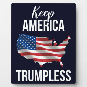 Behalt Amerika - Trumpless IV Fotoplatte