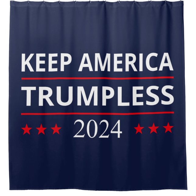 Behalt Amerika: Trumpless VII Duschvorhang (Vorderseite)