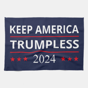 Behalt Amerika: Trumpless VII Geschirrtuch