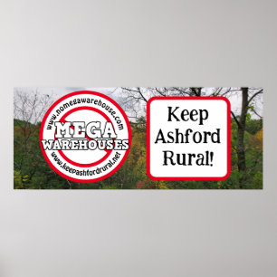 Behalt Ashford Rural   Keine Mega Warehouse Poster
