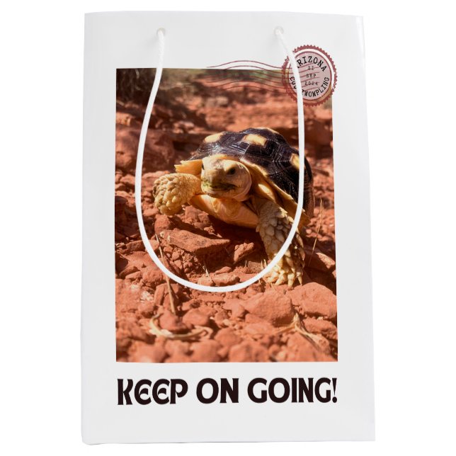 Behalt auf dem Weg zur Inspiration-Verkleidung der Mittlere Geschenktüte (Vorderseite)