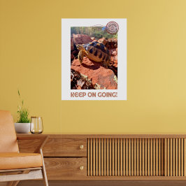 Behalt auf dem Weg zur Inspirationscoddiwoming-Tor Poster