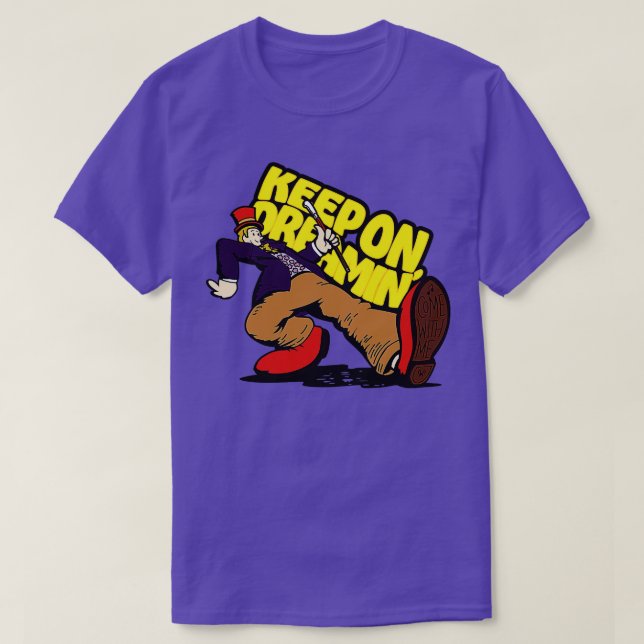 Behalt auf Dreamin Willy Wonka Gold T-Shirt (Design vorne)