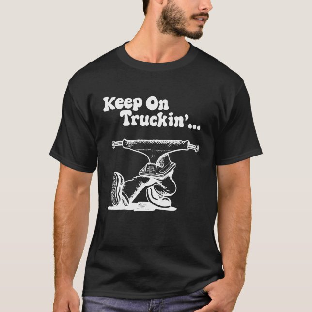 Behalt auf LKWs T-LKW-Fahrer T-Shirt (Vorderseite)