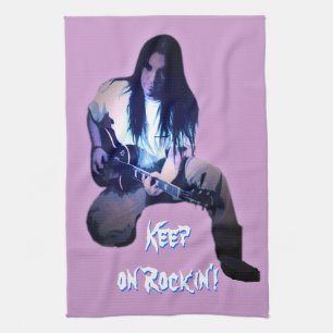 Behalt auf Rockin' Handtuch