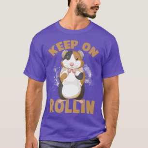 Behalt auf Rolling Niedlich Hamster Guinea Schwein T-Shirt