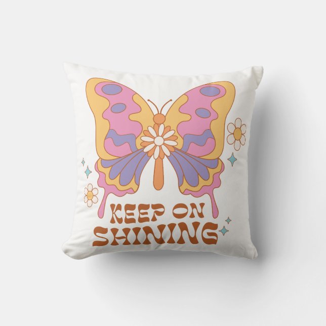 Behalt auf Schmetterling Kissen (Vorderseite)