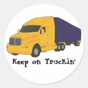 Behalt auf Truckin', LKW auf Affirmation Aufkleber