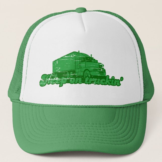 Behalt auf Truckin' Trucker Hat Truckerkappe (Vorderseite)