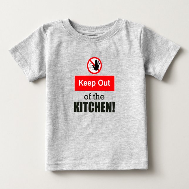 Behalt aus dem Küchen Funny Pickleball Baby T-shirt (Vorderseite)