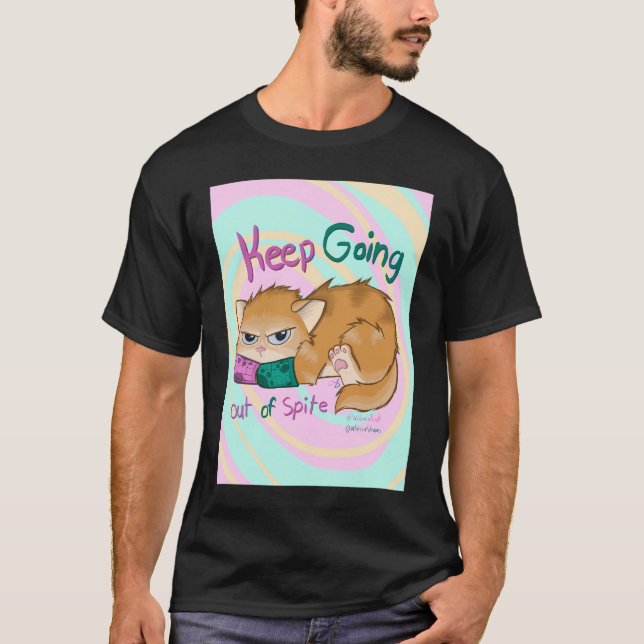 Behalt, aus Spite zu gehen: Tater Tot (Swirl) T-Shirt (Vorderseite)