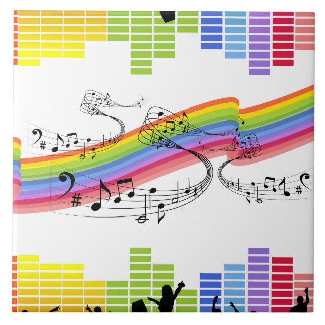 Behalt beim Tanzen Fliese (Vorderseite)