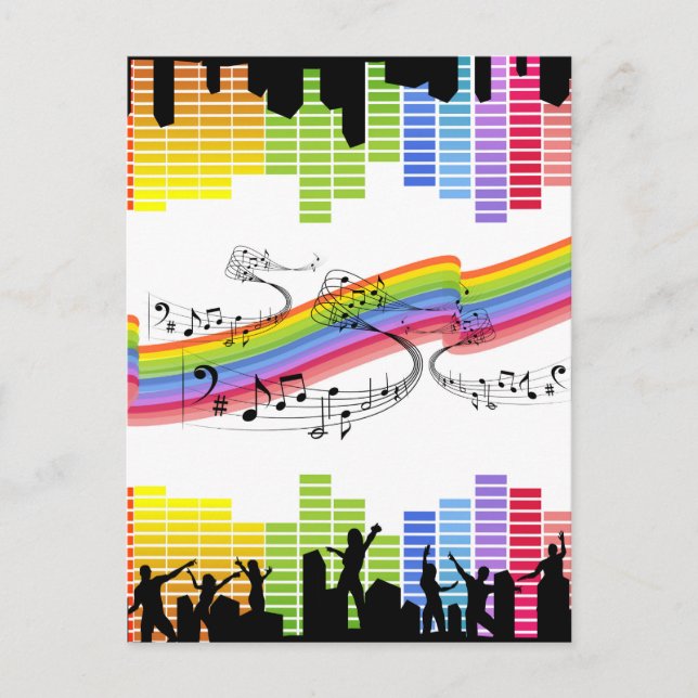 Behalt beim Tanzen Postkarte (Vorderseite)