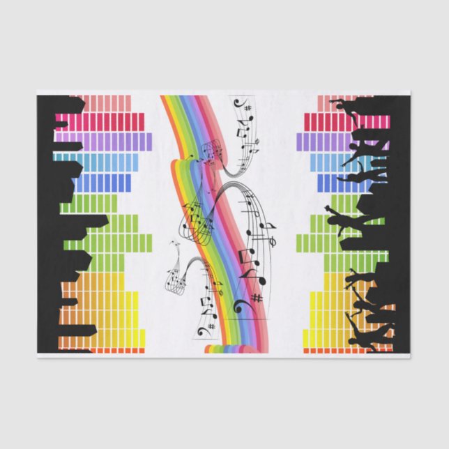 Behalt beim Tanzen Seidenpapier (Vorderseite)