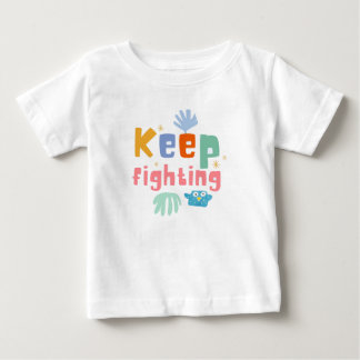 Behalt Bekämpfen von Drucktypografie-White Kids Baby T-shirt