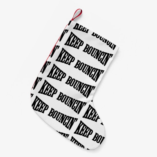 Behalt Bouncin' Kleiner Weihnachtsstrumpf (Vorderansicht (hängend))