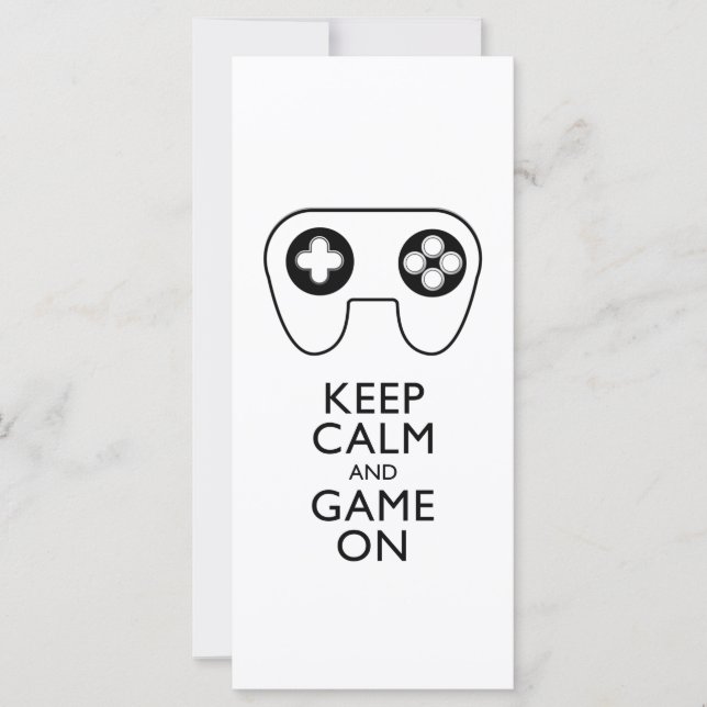 BEHALT CALM AND GAME ON - Game Pad (Vorderseite)
