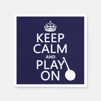 Behalt Calm and Play On (Banjo) (jede beliebige Fa Serviette
