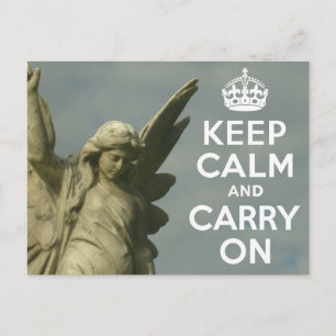 Behalt Calm Angel Postkarte