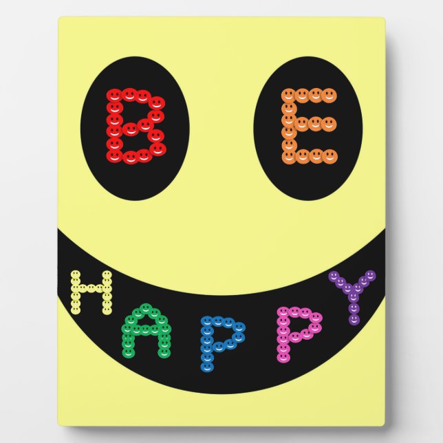 Behalt Calm Be Happy Destiny Fotoplatte (Vorderseite)