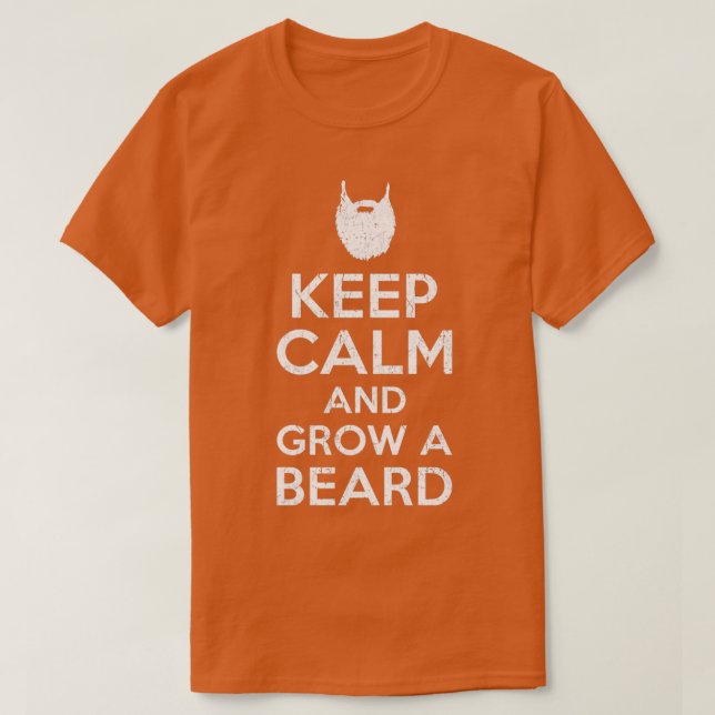 Behalt Calm Beard Classic TShirt (Design vorne)