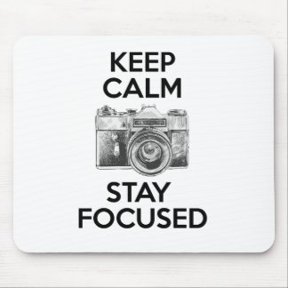 Behalt Calm Bleibe Fokussiert Mousepad