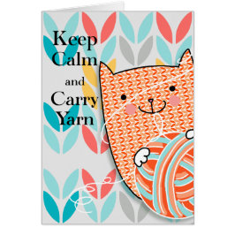 Behalt-Calm & Carry-Garn-Karte 5 x 7