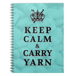 Behalt Calm Carry Yarn ・ Handwerkliche Ideen Notizblock