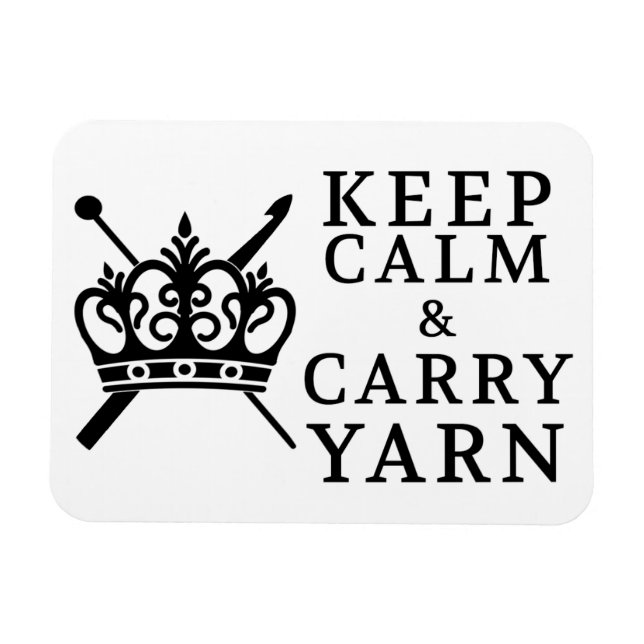 Behalt Calm Carry Yarn Magnet (Horizontal)