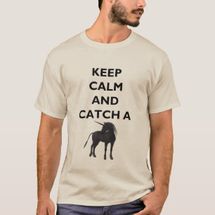 Behalt Calm Catch Unicorn Men Basic Light T - Shir T-Shirt