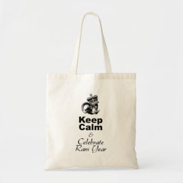 Behalt Calm Celebrate Ram Year Tote Bag Tragetasche