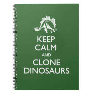 Behalt Calm Clone Dinosaurier Notizblock