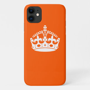 BEHALT CALM CROWN auf Orange Customizing Dies! Case-Mate iPhone Hülle