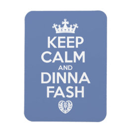 Behalt Calm - Dinna Fash Herz Magnet