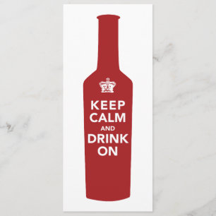 Behalt Calm & Drink 30. Geburtstagsfeier Party Ein Einladung