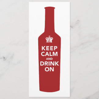 Behalt Calm & Drink 50. Geburtstagsparty Einladung