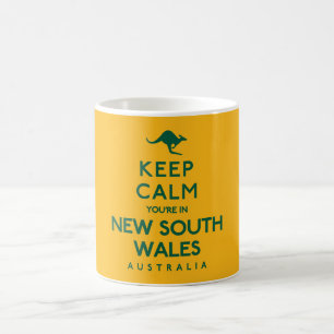 Behalt Calm Du bist in New South Wales Australisch Kaffeetasse