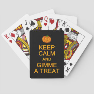 Behalt Calm & Gimme eine Leckerei, die Karten spie Spielkarten