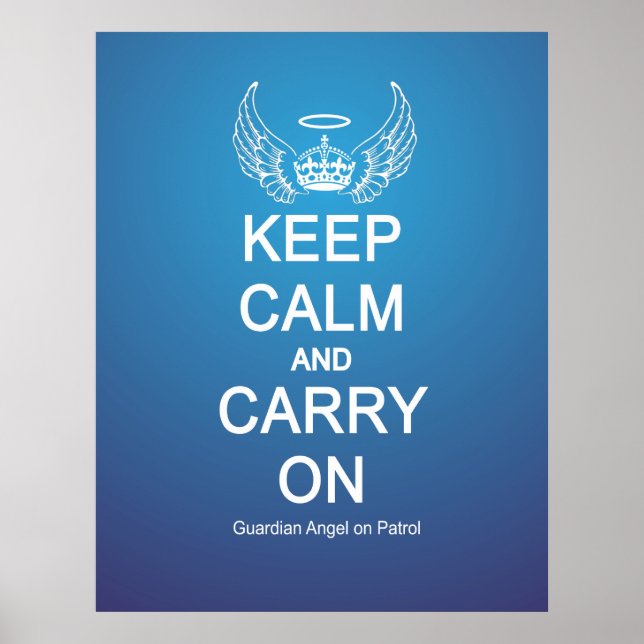 Behalt Calm Guardian Angel Patrol Poster (Vorne)