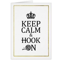 Behalt-Calm Hook auf Imitate Gold Border Crafts