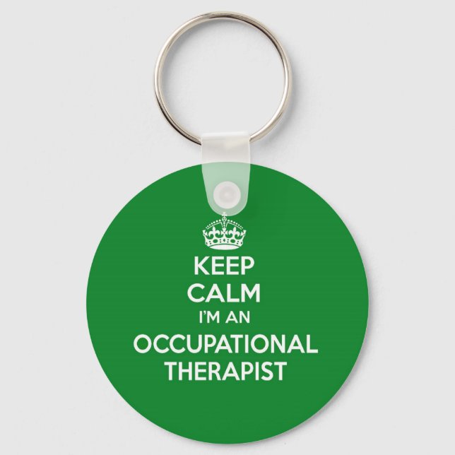 BEHALT CALM I IST EINE BERUFSTHERAPIE MIT GIFT SCHLÜSSELANHÄNGER (Vorderseite)