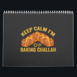 Behalt Calm ich brasse Challah Funny Hanukkah Kalender<br><div class="desc">lustig, Geschenk, Geburtstag, menorah, chanukah, hanukkah, menorah, latke, jewish, Ferien</div>