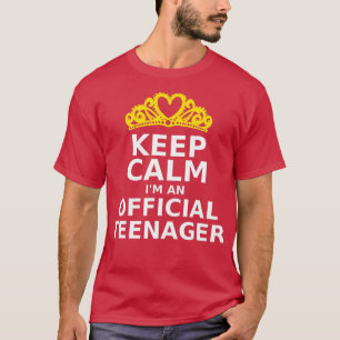 Behalt Calm Im Offiziellen nager 13. Geburtstag Fu T-Shirt
