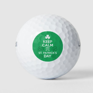 Behalt Calm It's St Patricks Day Irish Golfball
