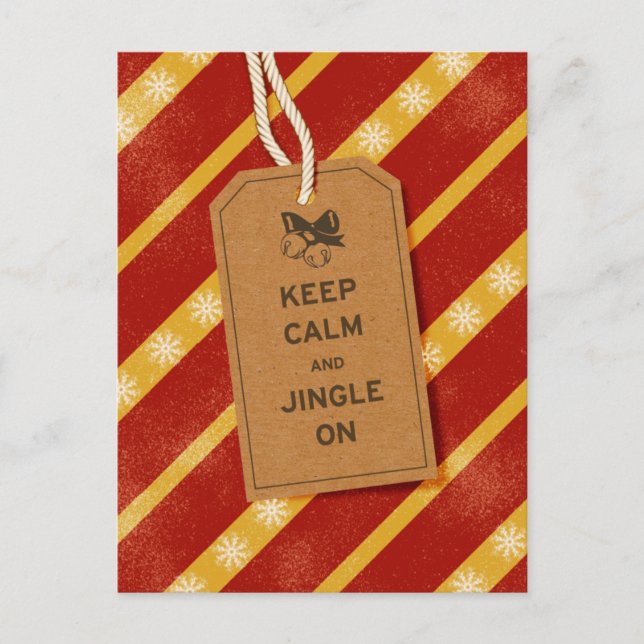 Behalt Calm & Jingle on Postkarte (Vorderseite)