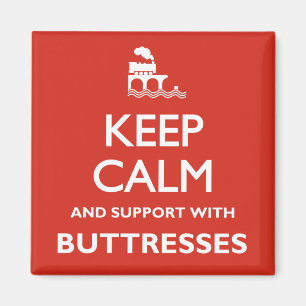 Behalt Calm Kühlschrankmagnet