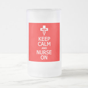 Behalt Calm & Nurse On Tasse - wählen Sie Stil & F