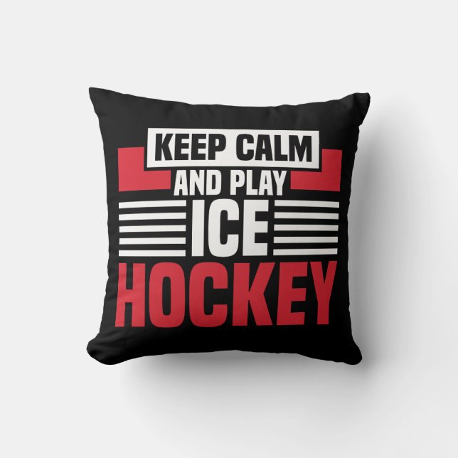 Behalt Calm Play Hockey Kissen (Vorderseite)