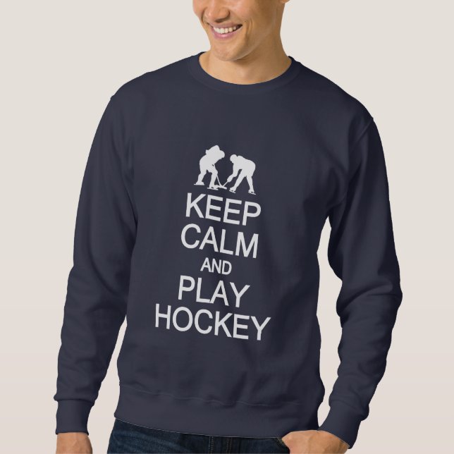 Behalt Calm & Play Hockey Shirt - wählen Sie Stil, (Vorderseite)
